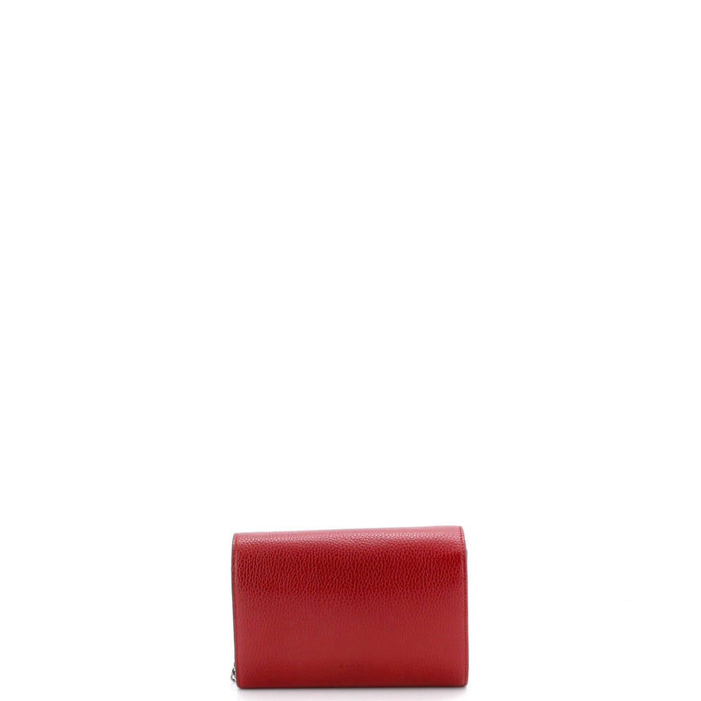 Dionysus Chain Wallet Leather with Embellished Detail Small