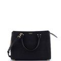 Banwell Tote Leather and House Check Canvas Small