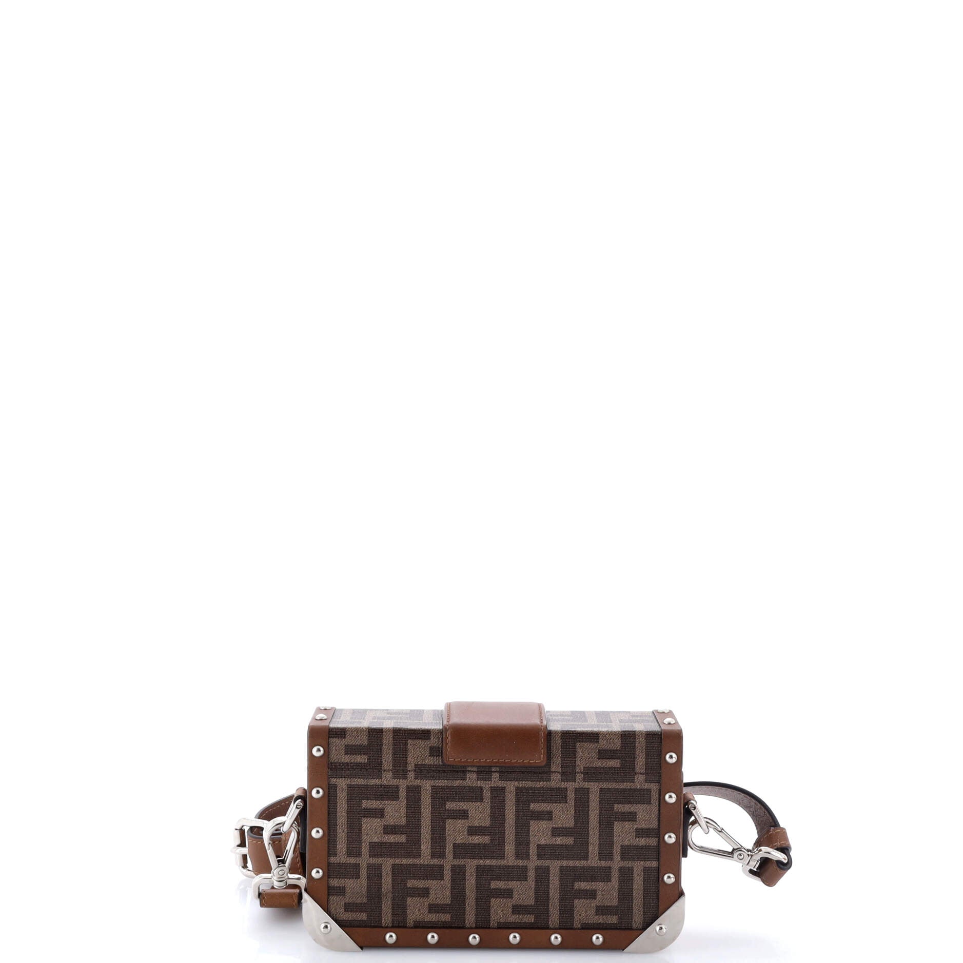 Baguette Trunk Bag Zucca Coated Canvas Mini