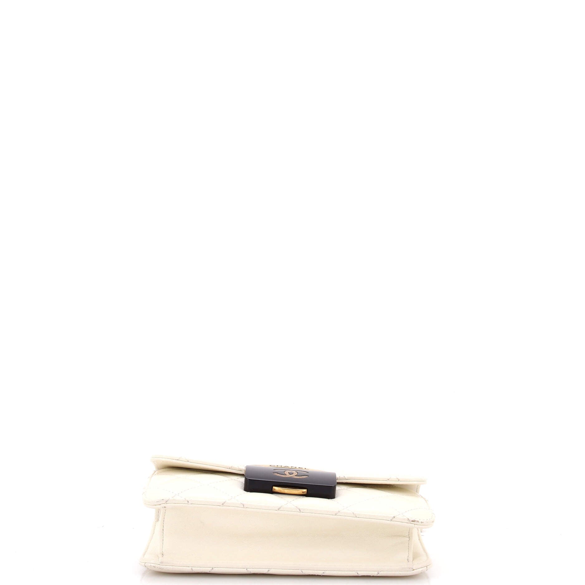 Beauty Lock Flap Bag Quilted Sheepskin Mini