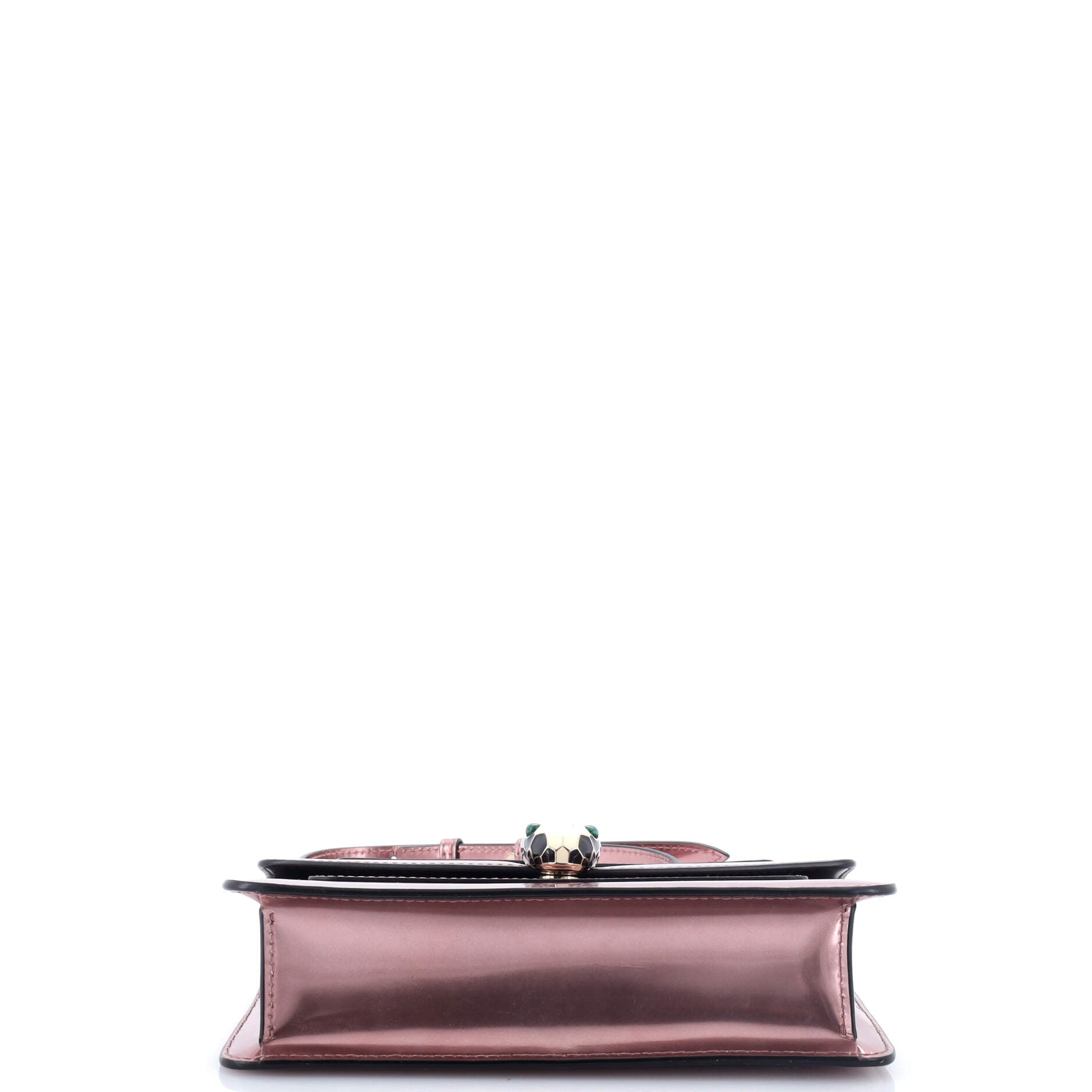 Serpenti Forever Shoulder Bag Metallic Leather Small