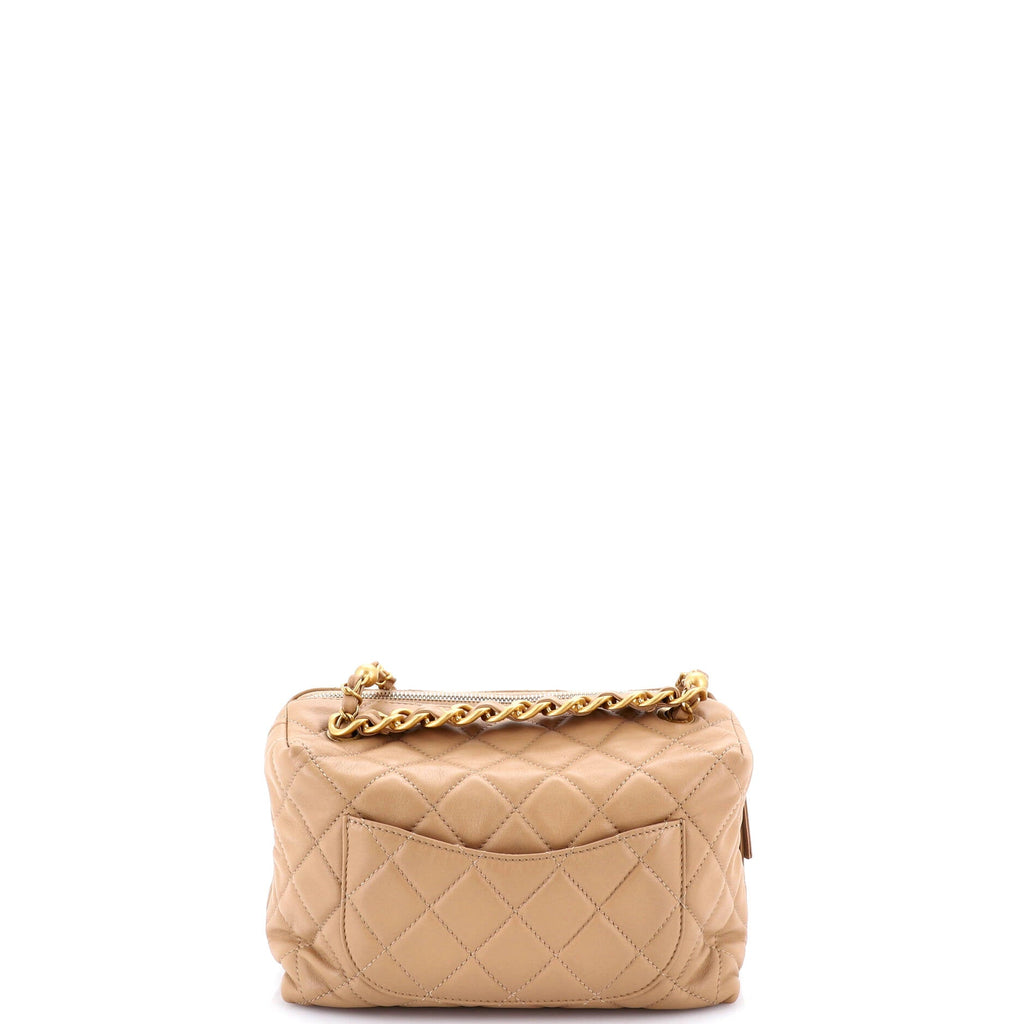 Bowling Bag Quilted Calfskin Small