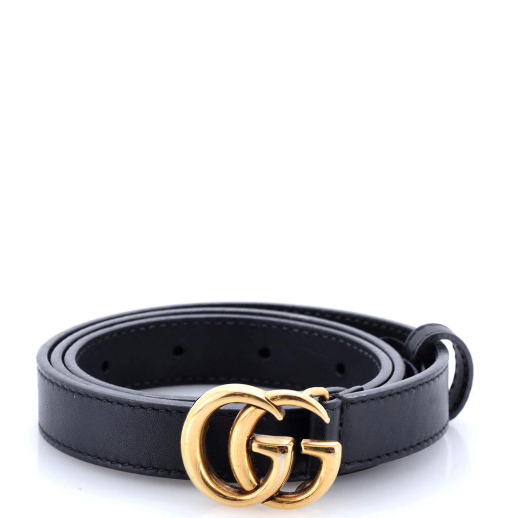GG Marmont Belt Leather Thin