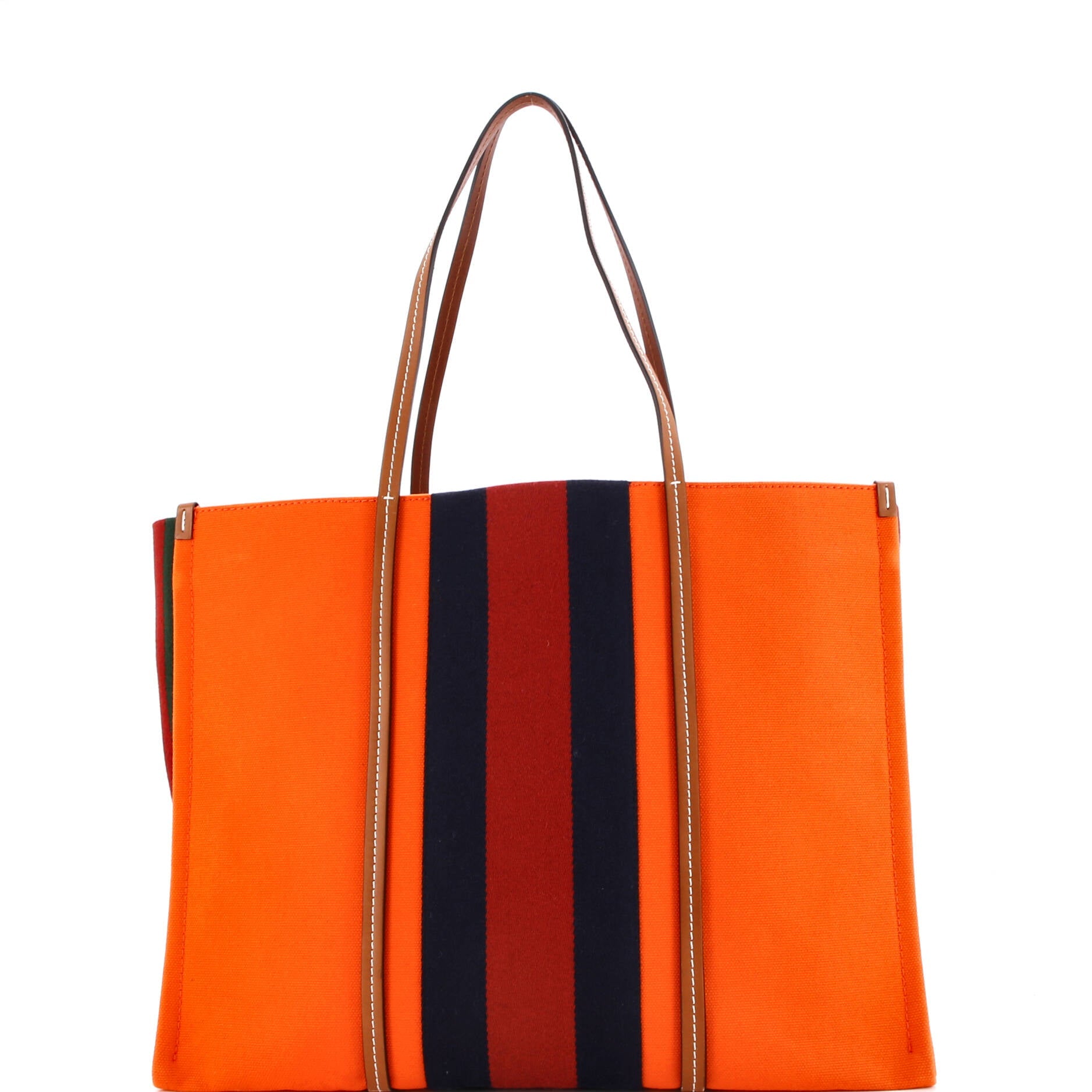 Interlocking G Web Tote Canvas Large