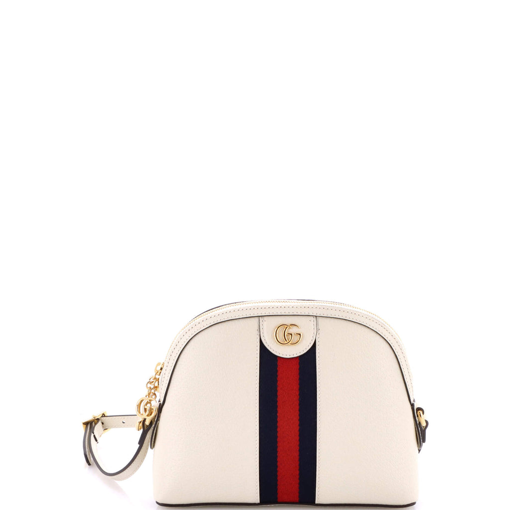 Ophidia Dome Shoulder Bag Leather Small