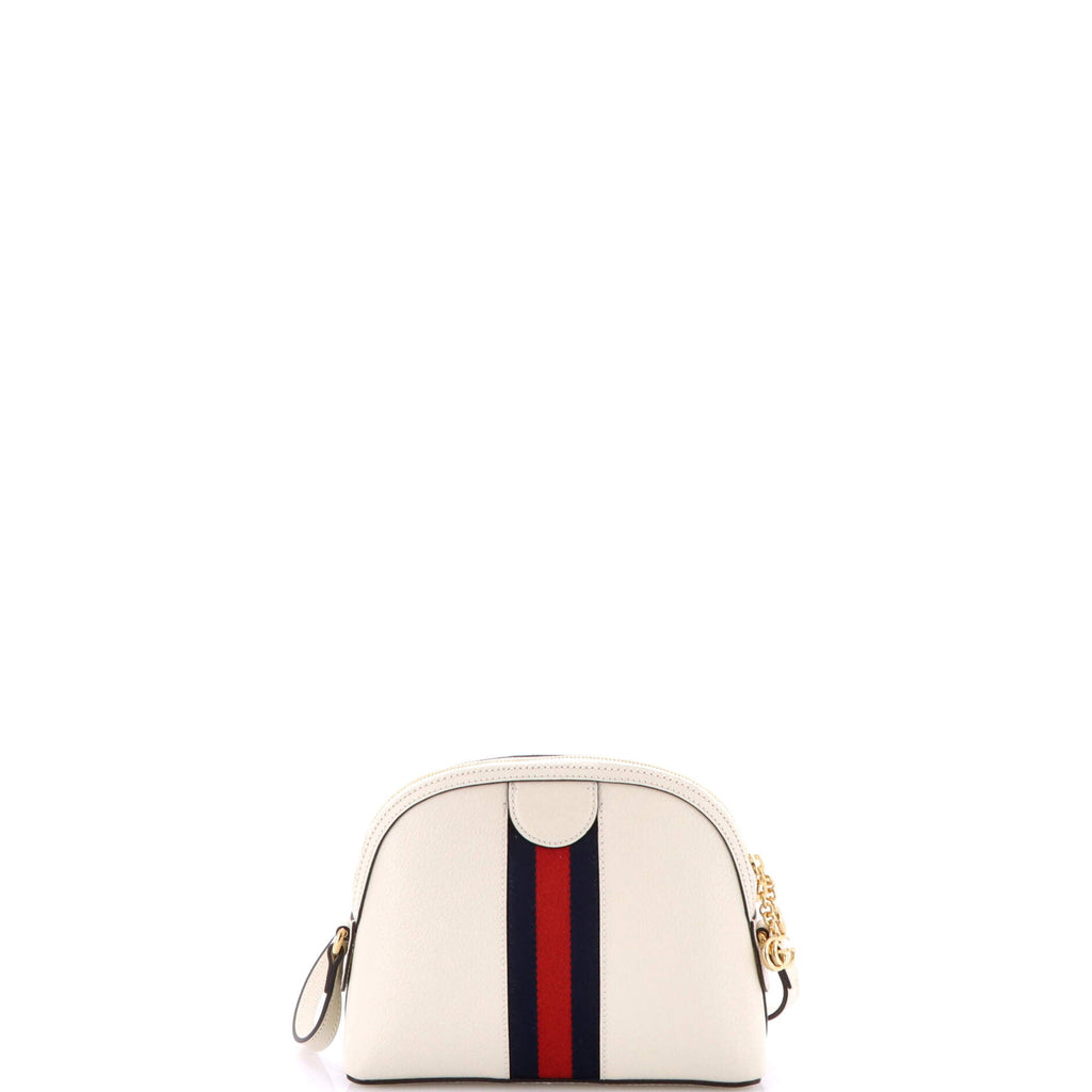 Ophidia Dome Shoulder Bag Leather Small