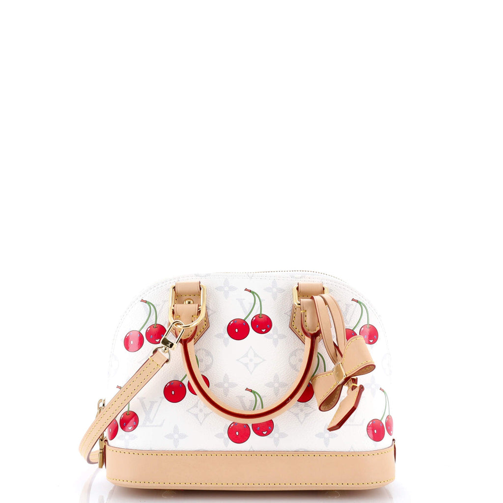 x Takashi Murakami Alma Handbag Limited Edition Monogram Cerises BB