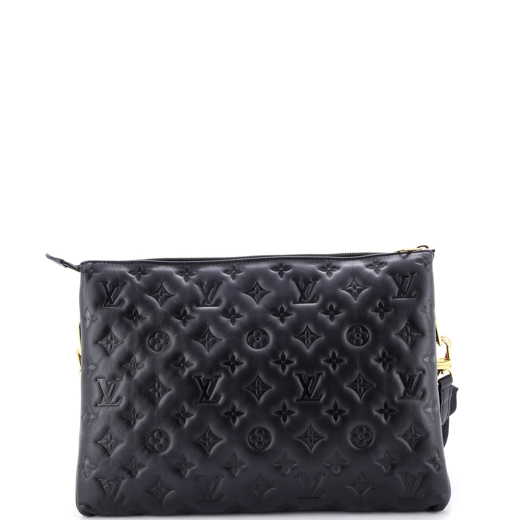 Coussin Bag Monogram Embossed Lambskin MM