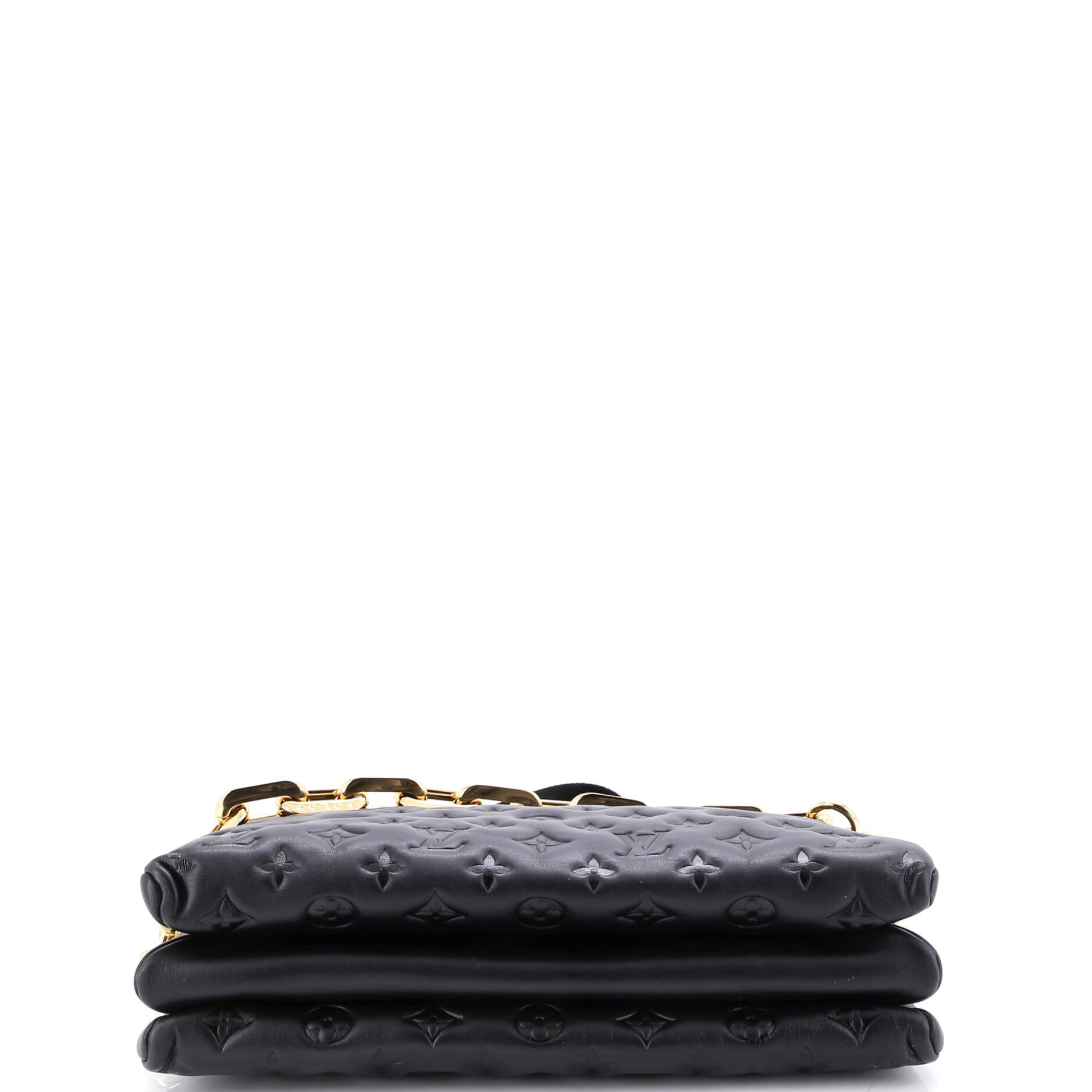 Coussin Bag Monogram Embossed Lambskin MM