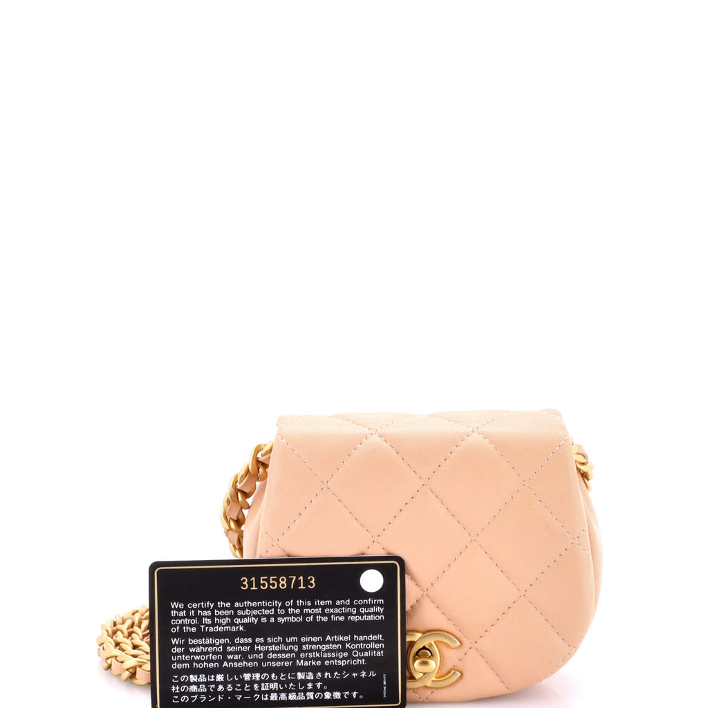 Coco Mail Clutch with Chain Quilted Calfskin Mini