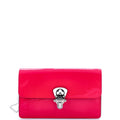 Cherrywood Chain Wallet Vernis with Monogram Canvas