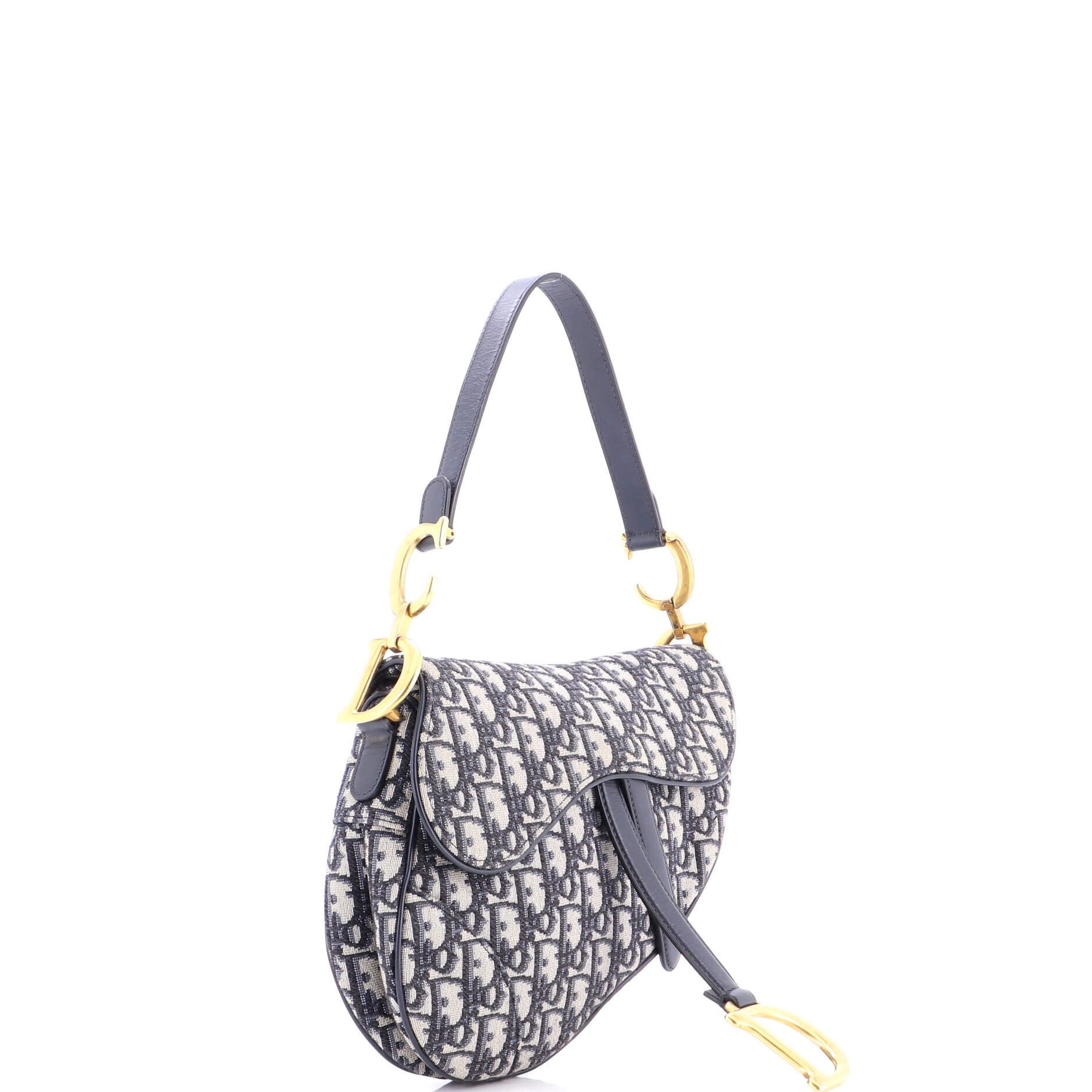 Saddle Handbag Oblique Canvas Medium