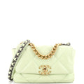 19 Flap Bag Quilted Leather Medium