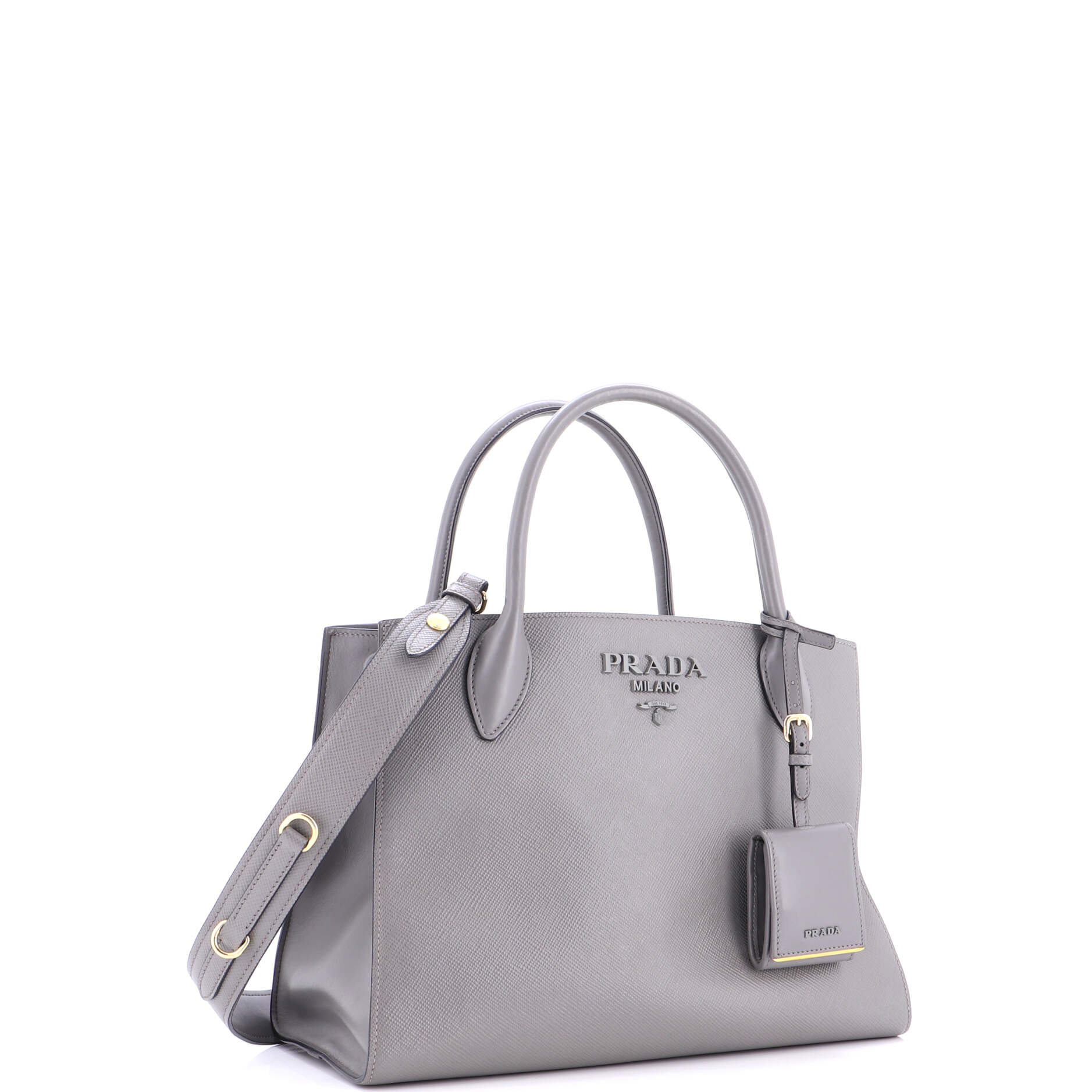 Monochrome Tote Saffiano with City Calf Medium