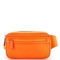 Front Zip Belt Bag GG Rubber Effect Leather