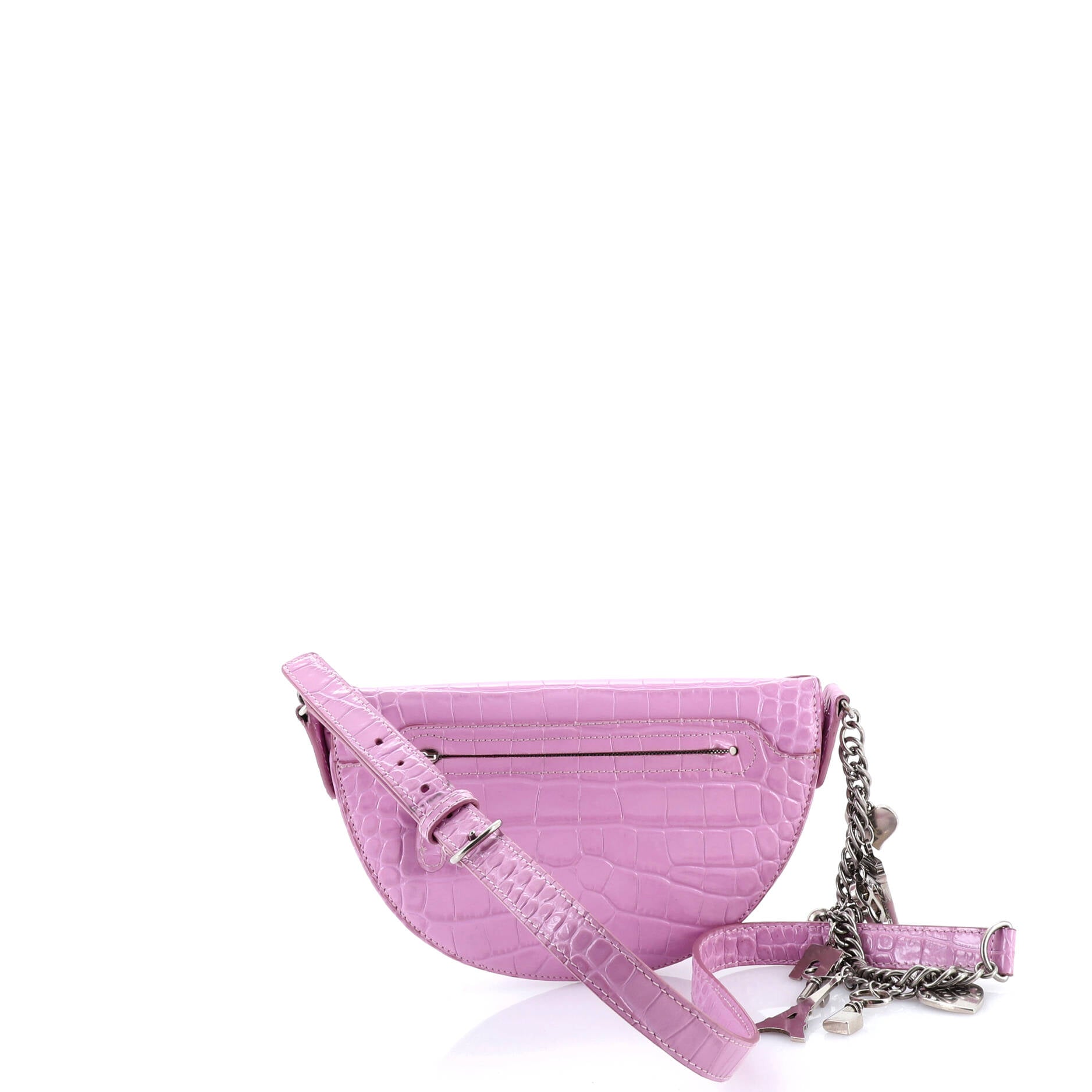 Souvenir Belt Bag Crocodile Embossed Leather XXS