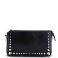Loubila Chain Clutch Spiked Leather
