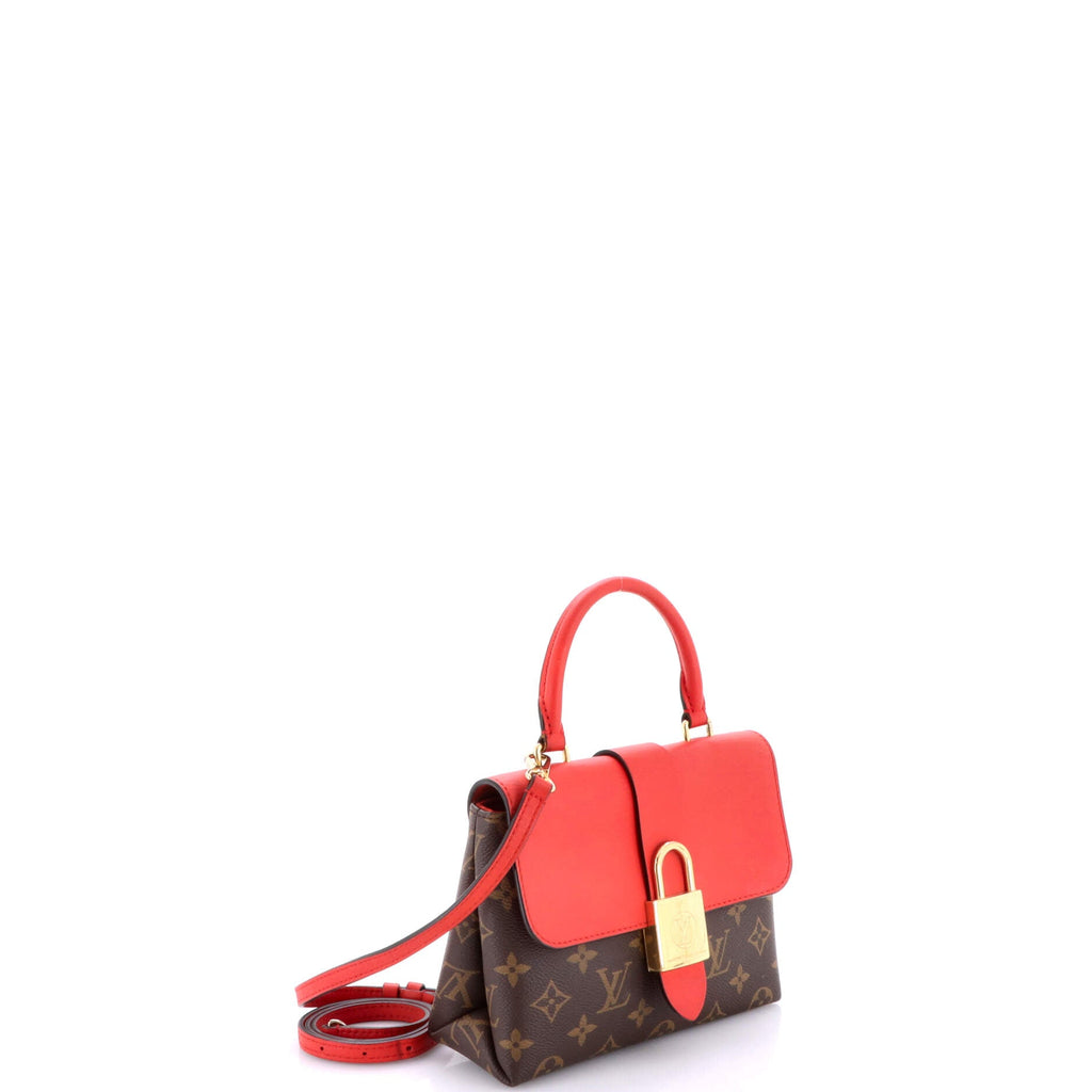 Locky Handbag Monogram Canvas with Leather BB