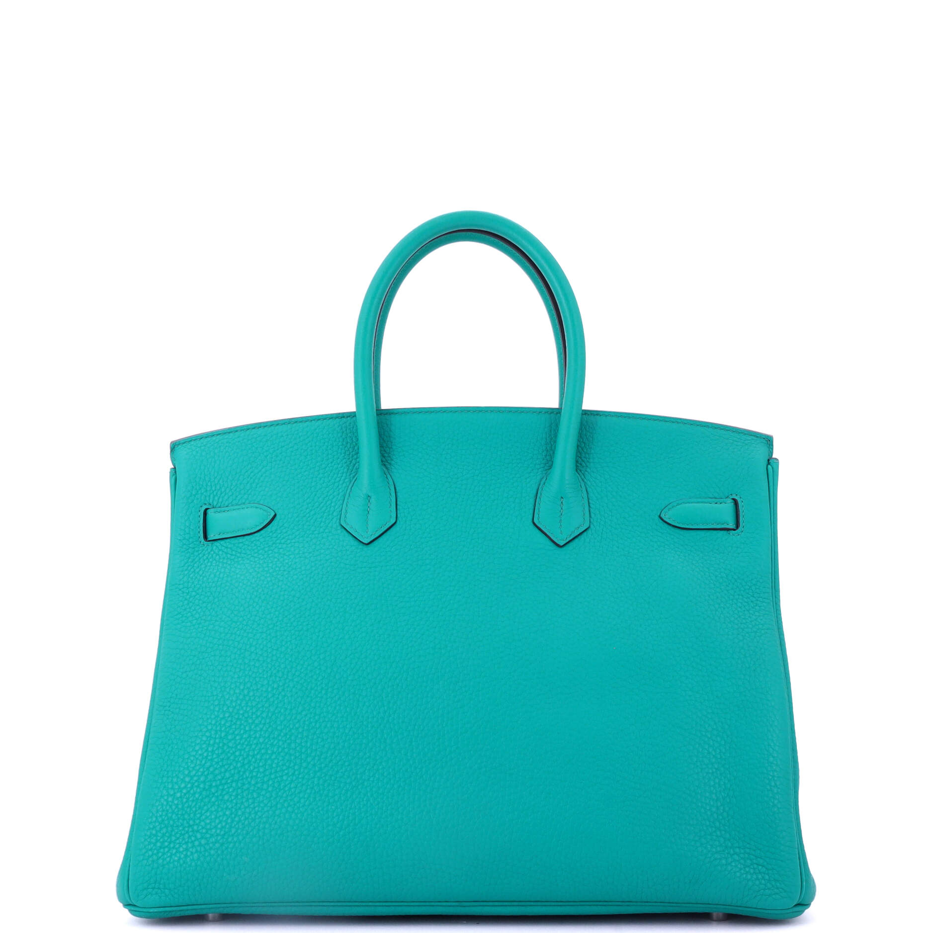 Birkin Handbag Bleu Paon Togo with Palladium Hardware 35
