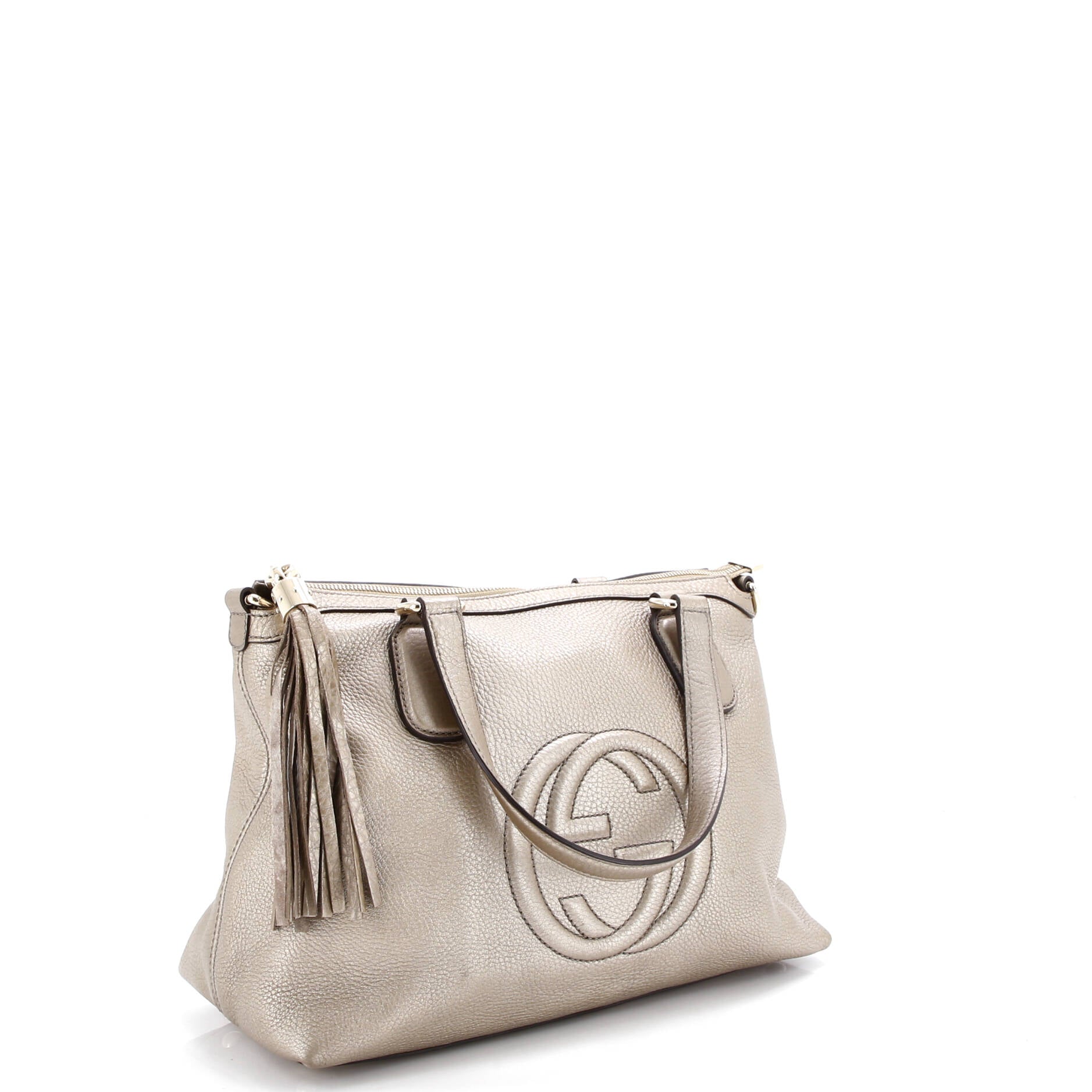 Soho Convertible Soft Top Handle Bag Leather