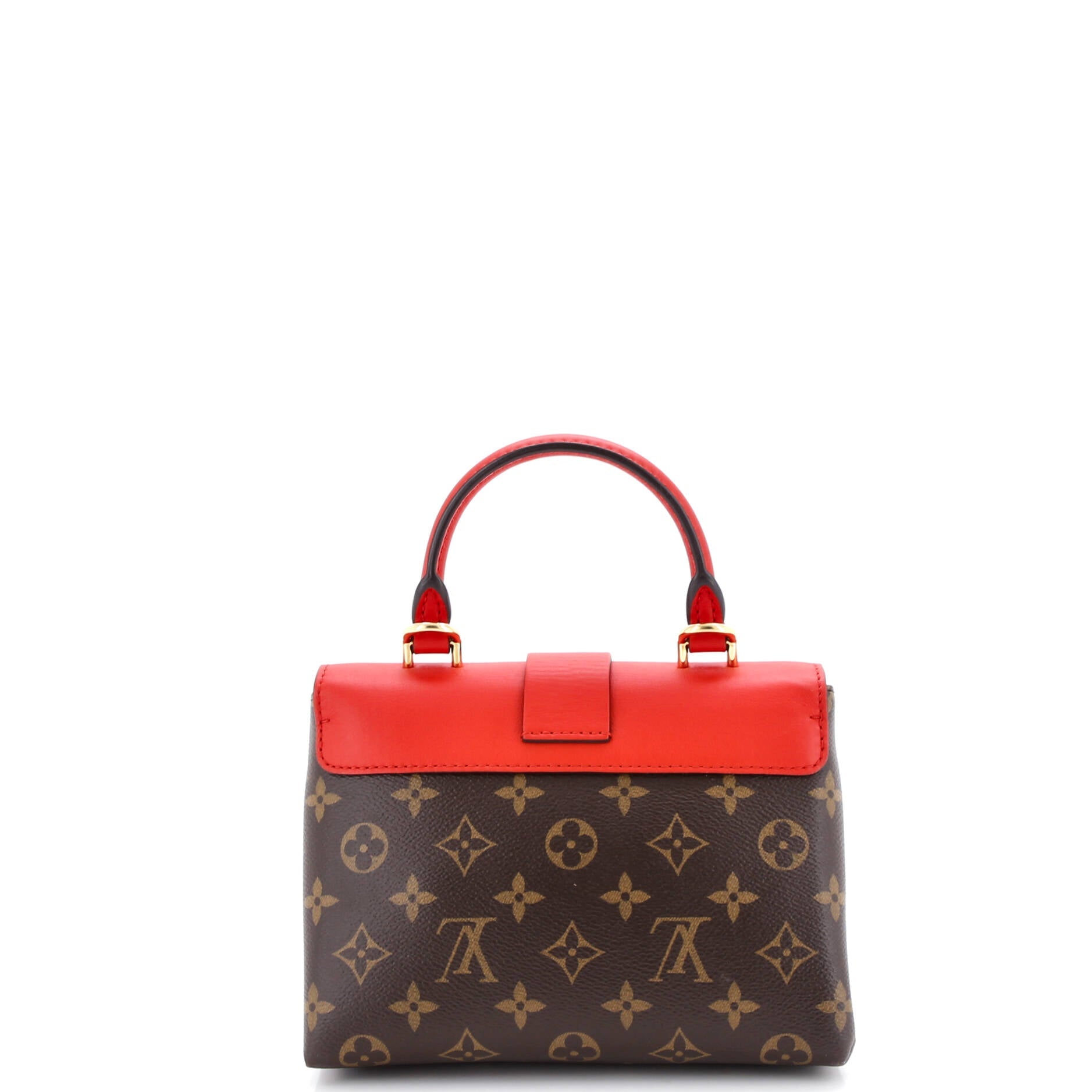 Locky Handbag Monogram Canvas with Leather BB