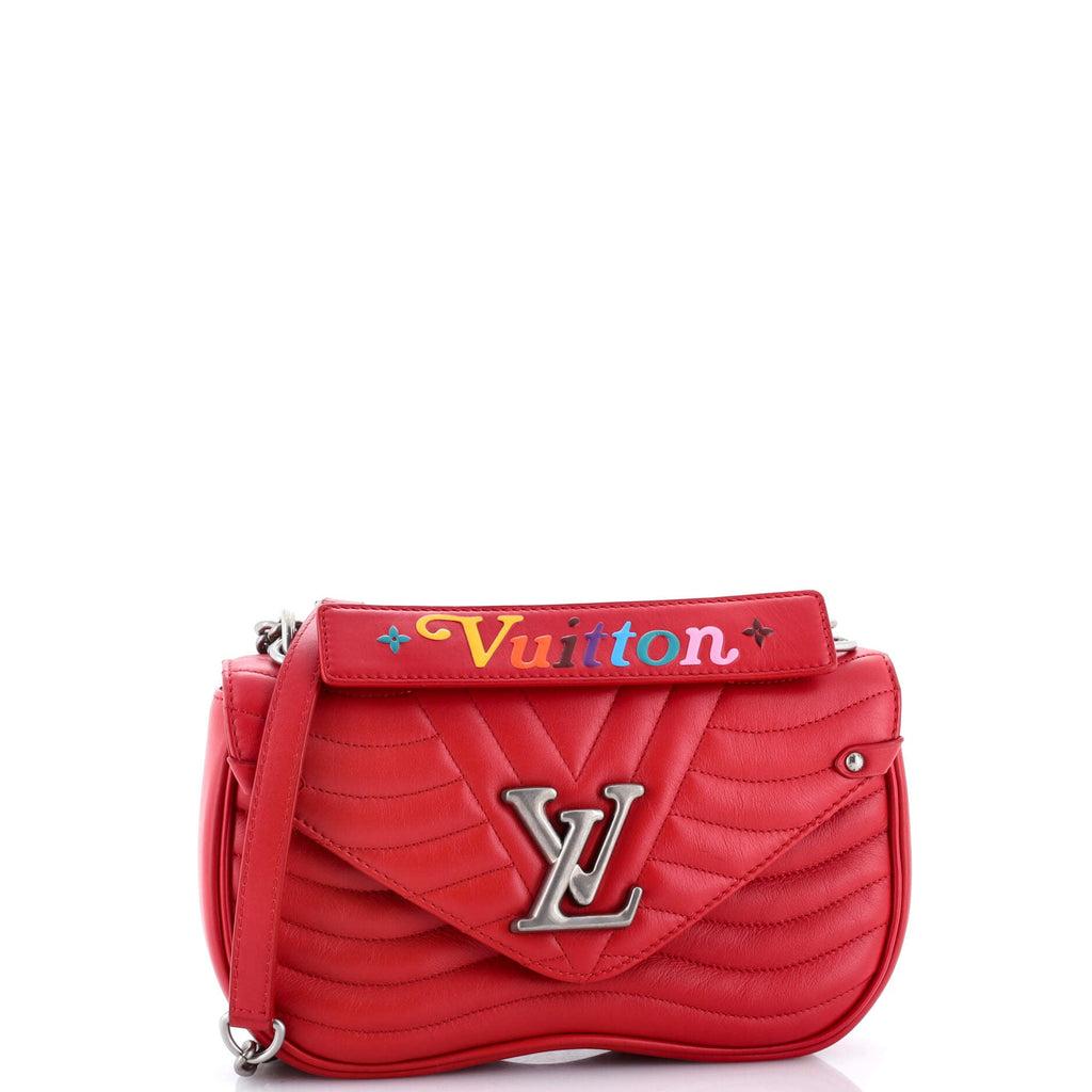 New Wave Chain Bag Quilted Leather MM