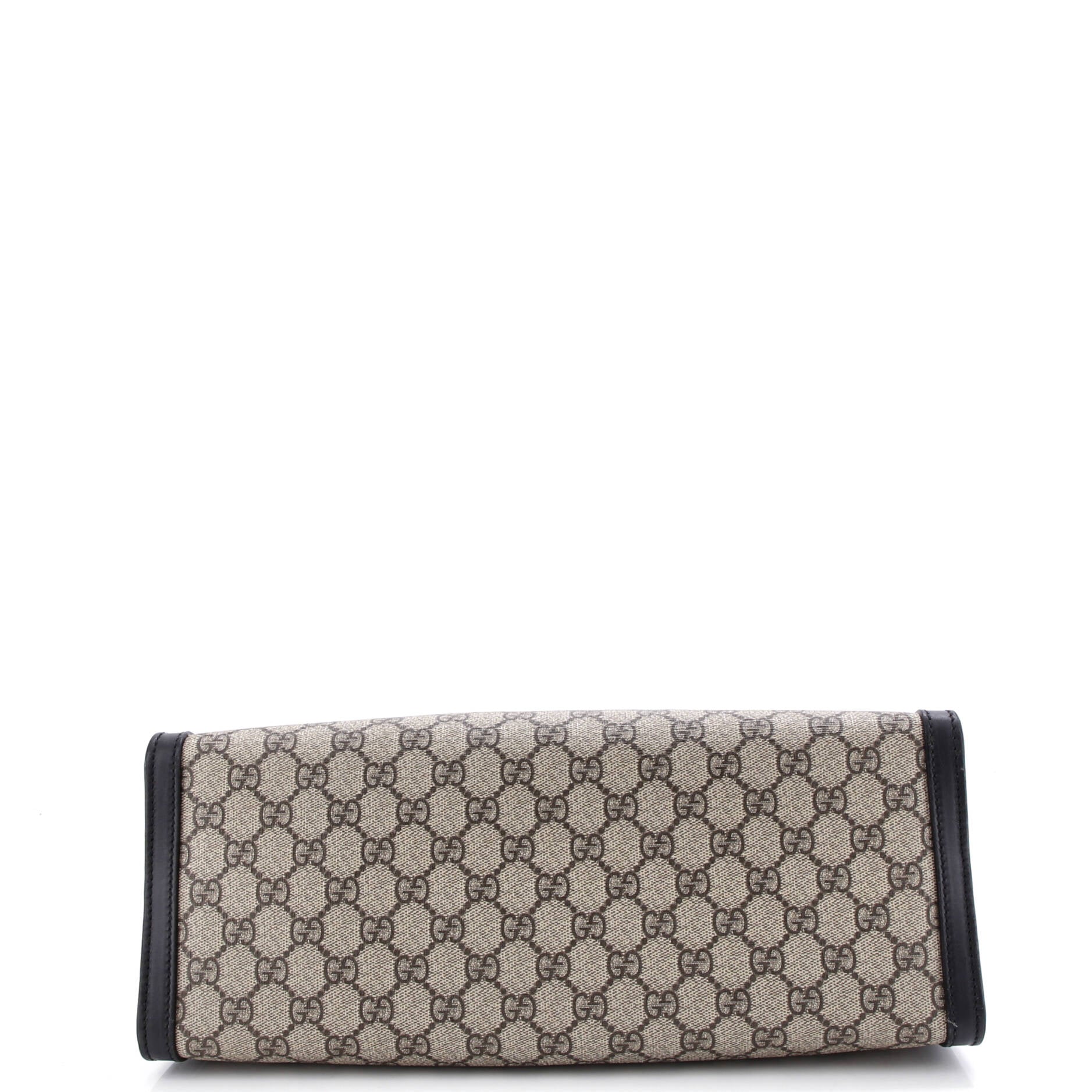 Padlock Chain Tote GG Coated Canvas with Leather Medium