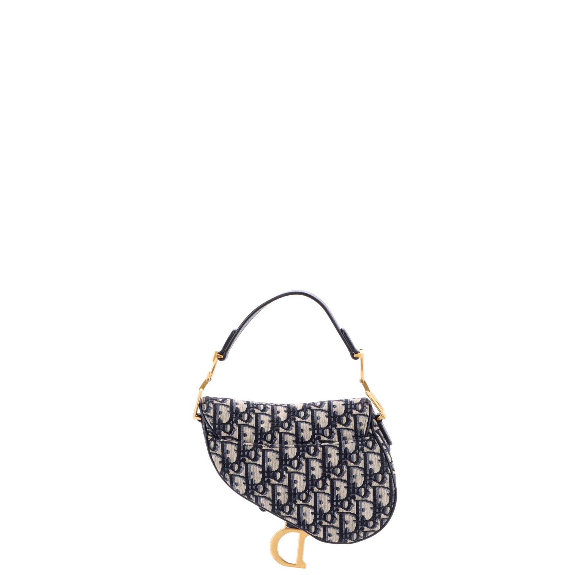 Saddle Handbag Oblique Canvas Mini