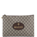 Neo Vintage Wristlet Pouch GG Coated Canvas