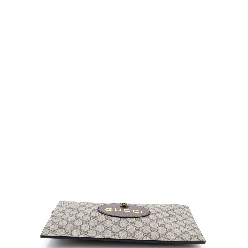 Neo Vintage Wristlet Pouch GG Coated Canvas