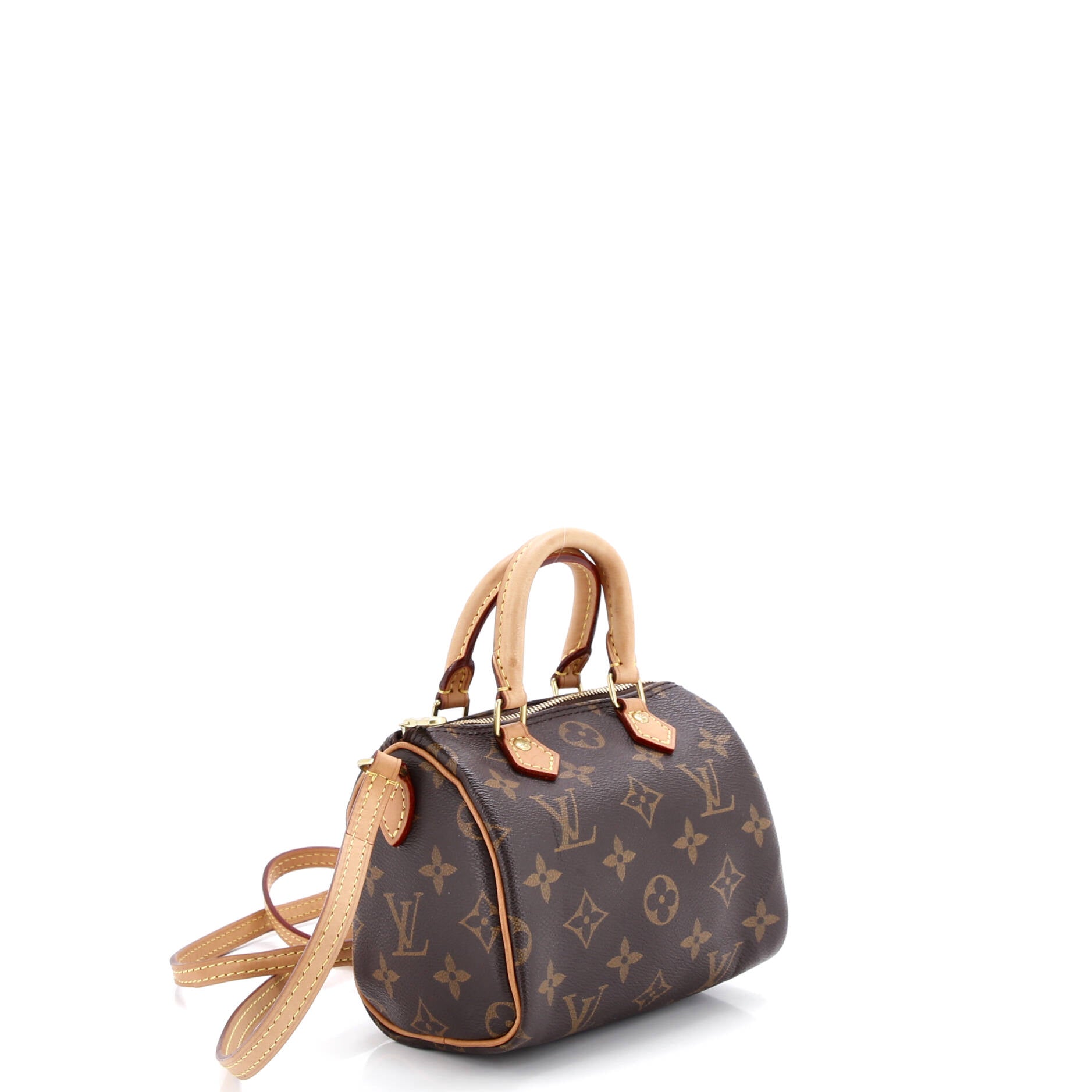 Speedy Bandouliere Bag Monogram Canvas Nano