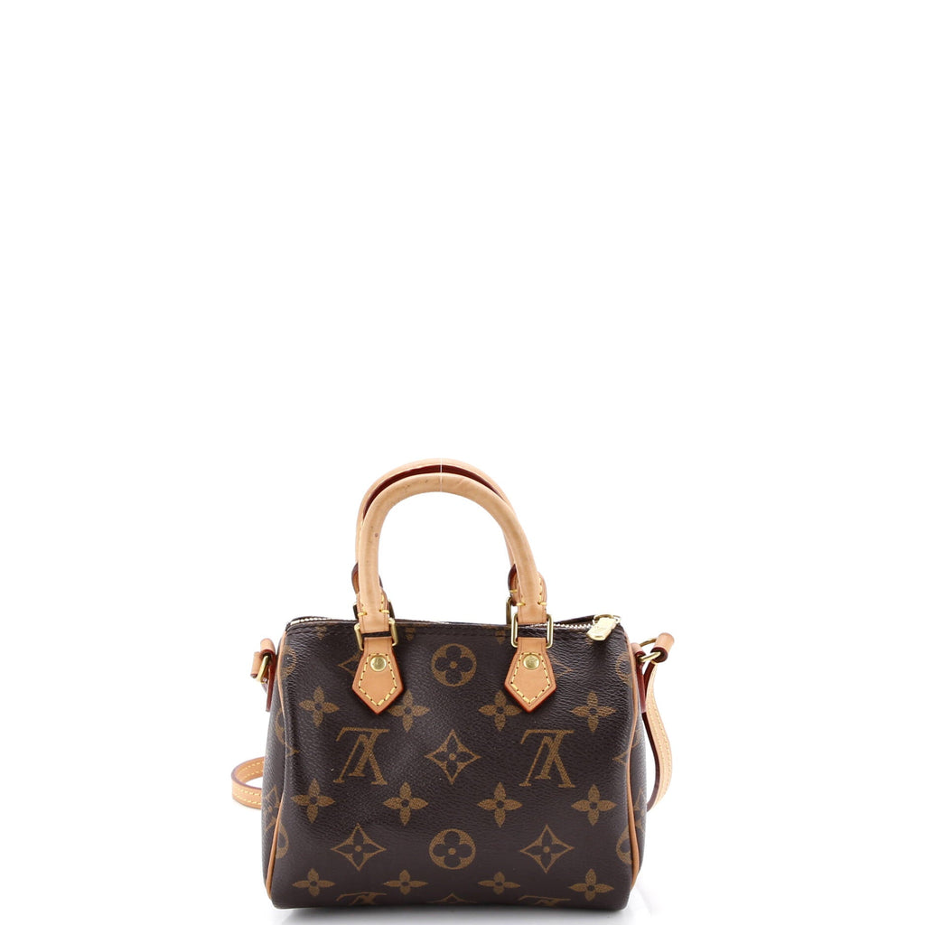 Speedy Bandouliere Bag Monogram Canvas Nano