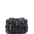 SpikeMe Flap Bag Quilted Leather Small