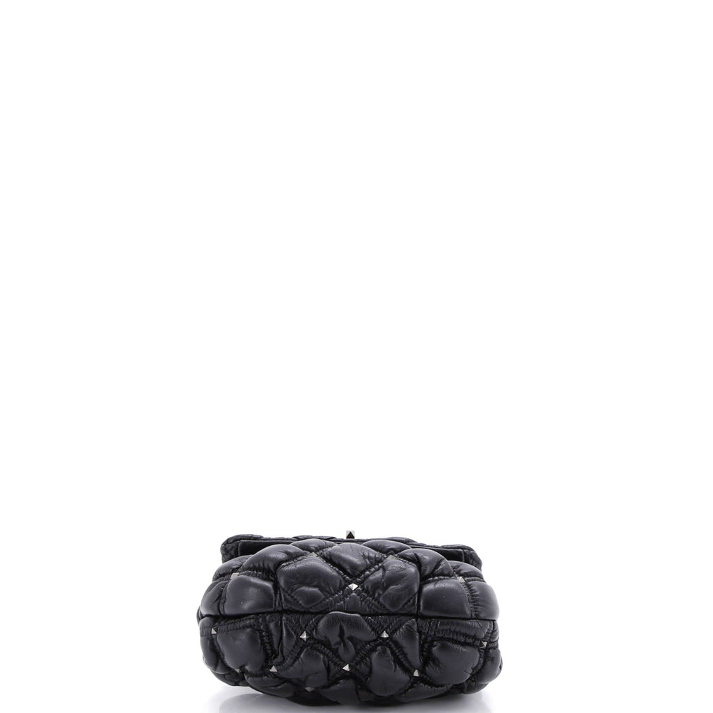 SpikeMe Flap Bag Quilted Leather Small
