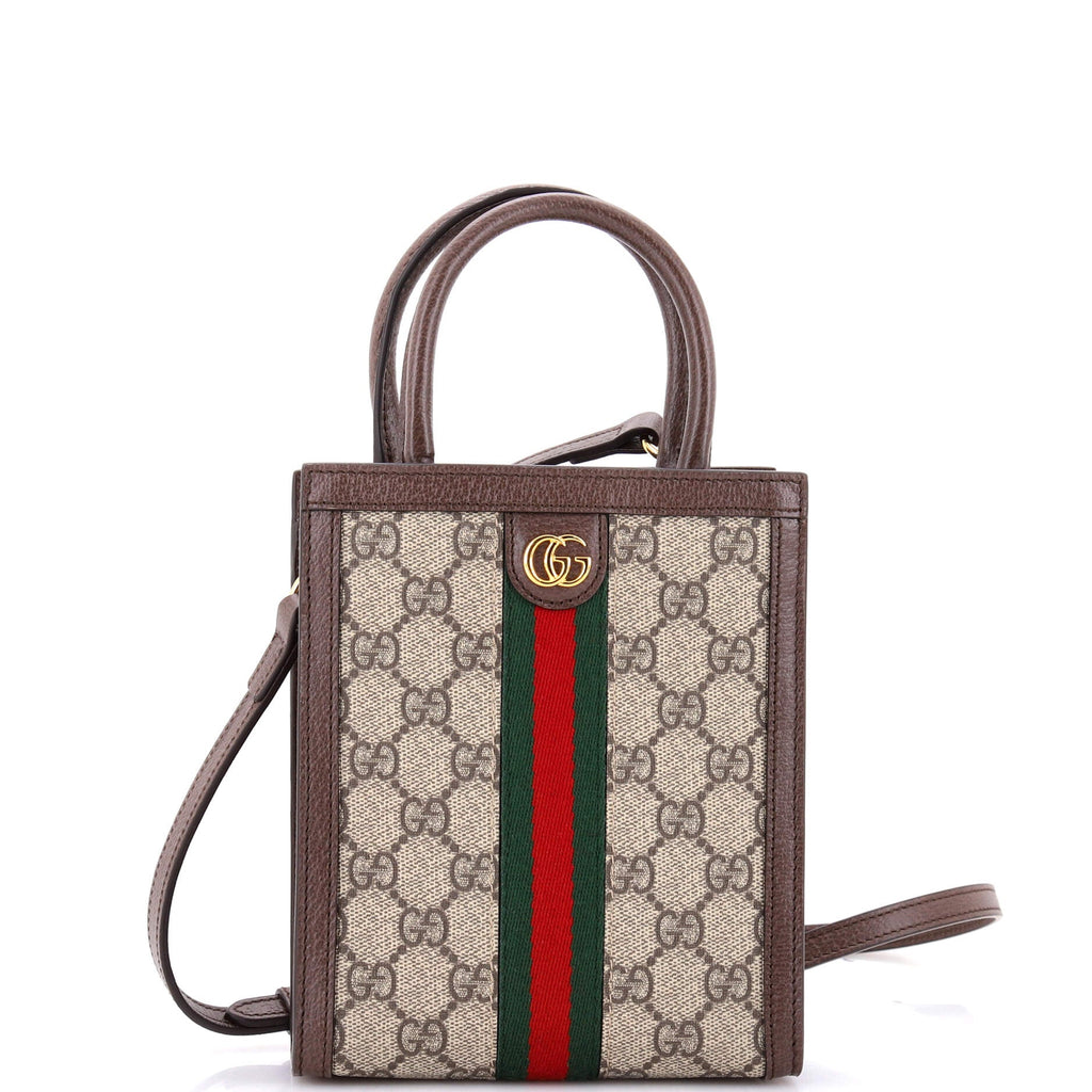 Ophidia Convertible Tote GG Coated Canvas Super Mini