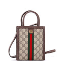 Ophidia Convertible Tote GG Coated Canvas Super Mini