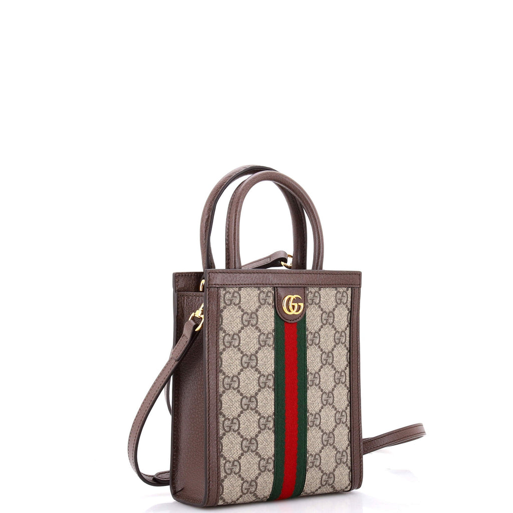 Ophidia Convertible Tote GG Coated Canvas Super Mini