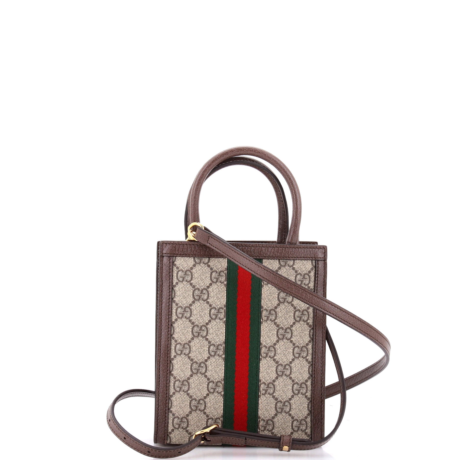 Ophidia Convertible Tote GG Coated Canvas Super Mini
