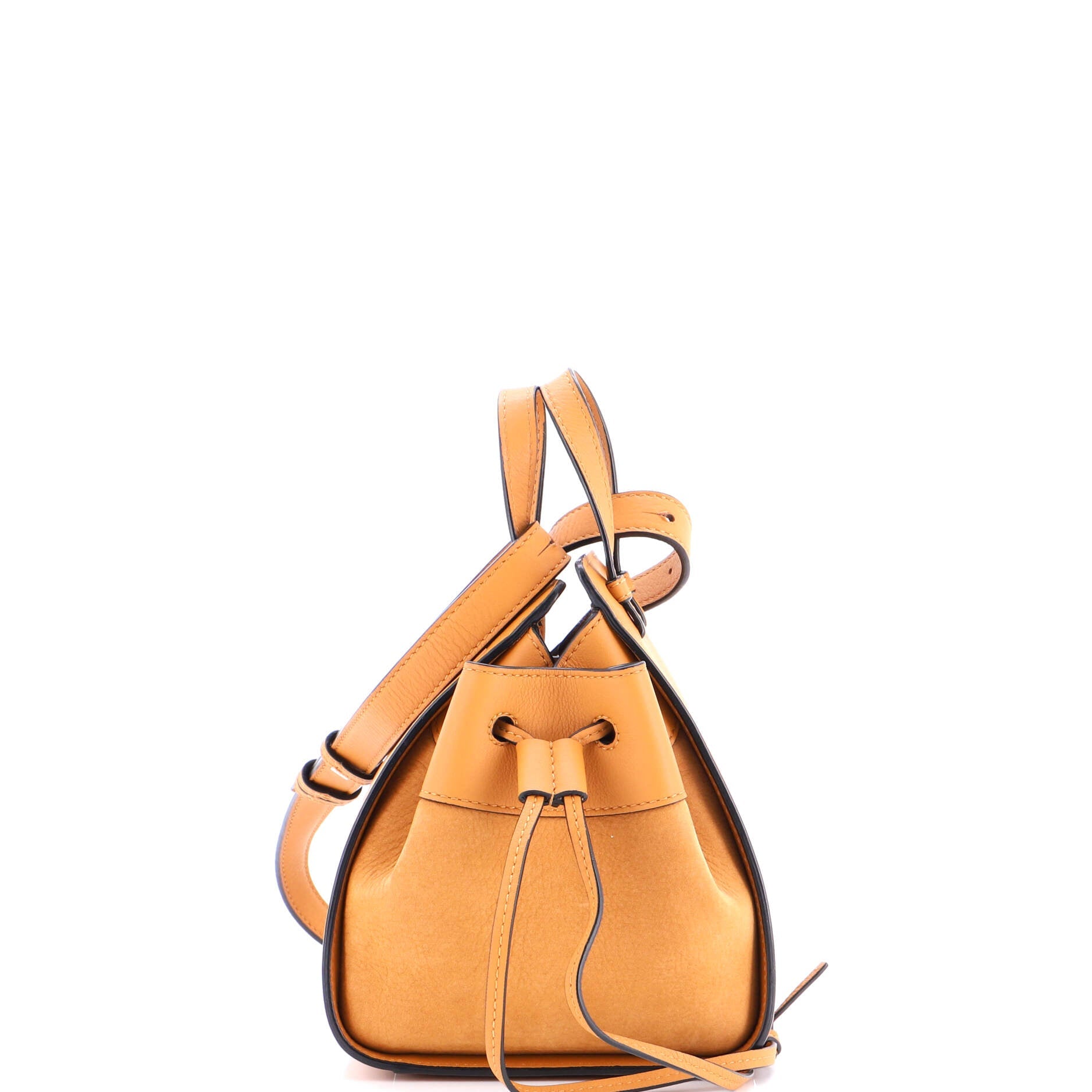 Hammock Bag Leather and Nubuck Mini