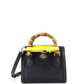 Diana NM Bamboo Handle Tote Leather Mini