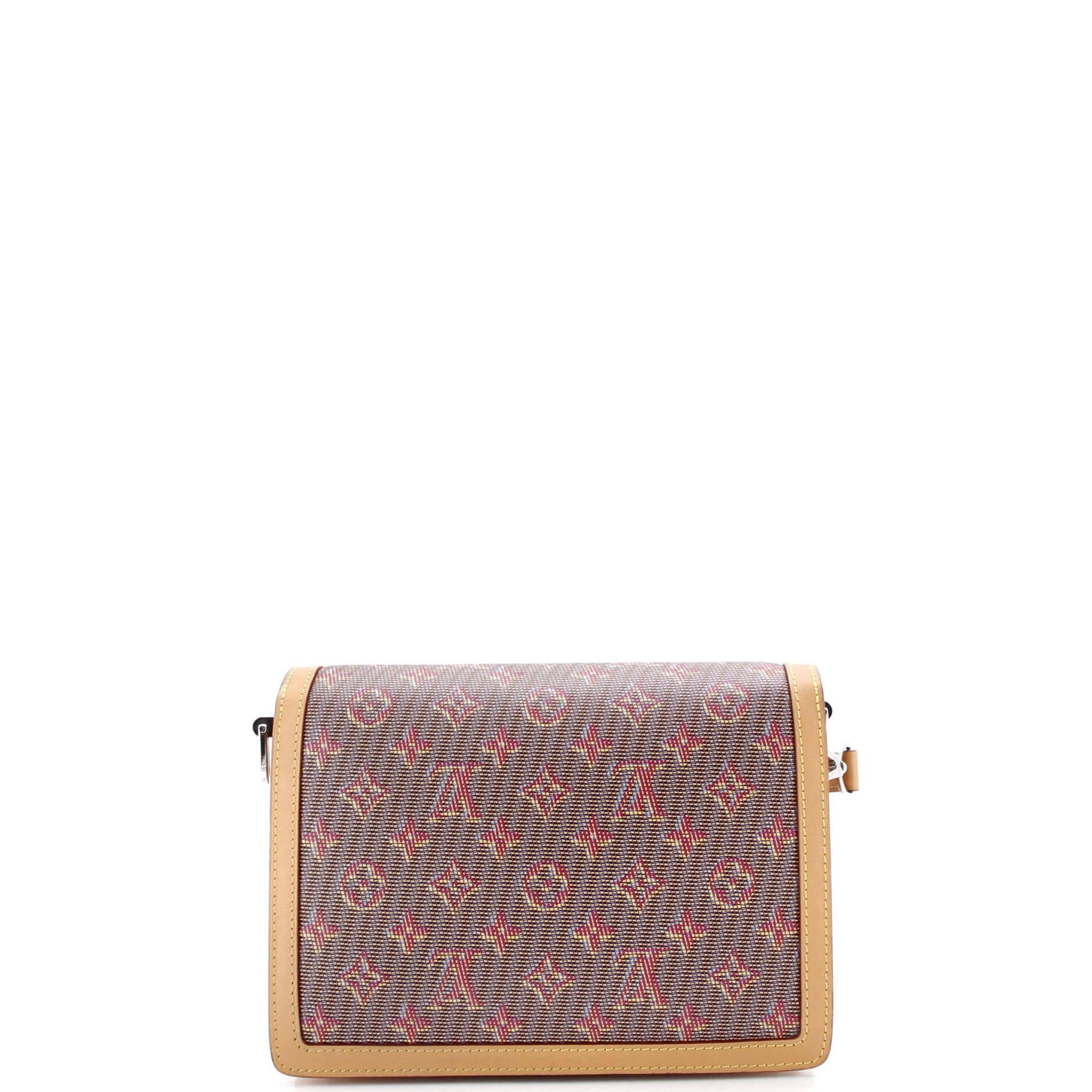 Dauphine Shoulder Bag Damier Monogram LV Pop Canvas MM