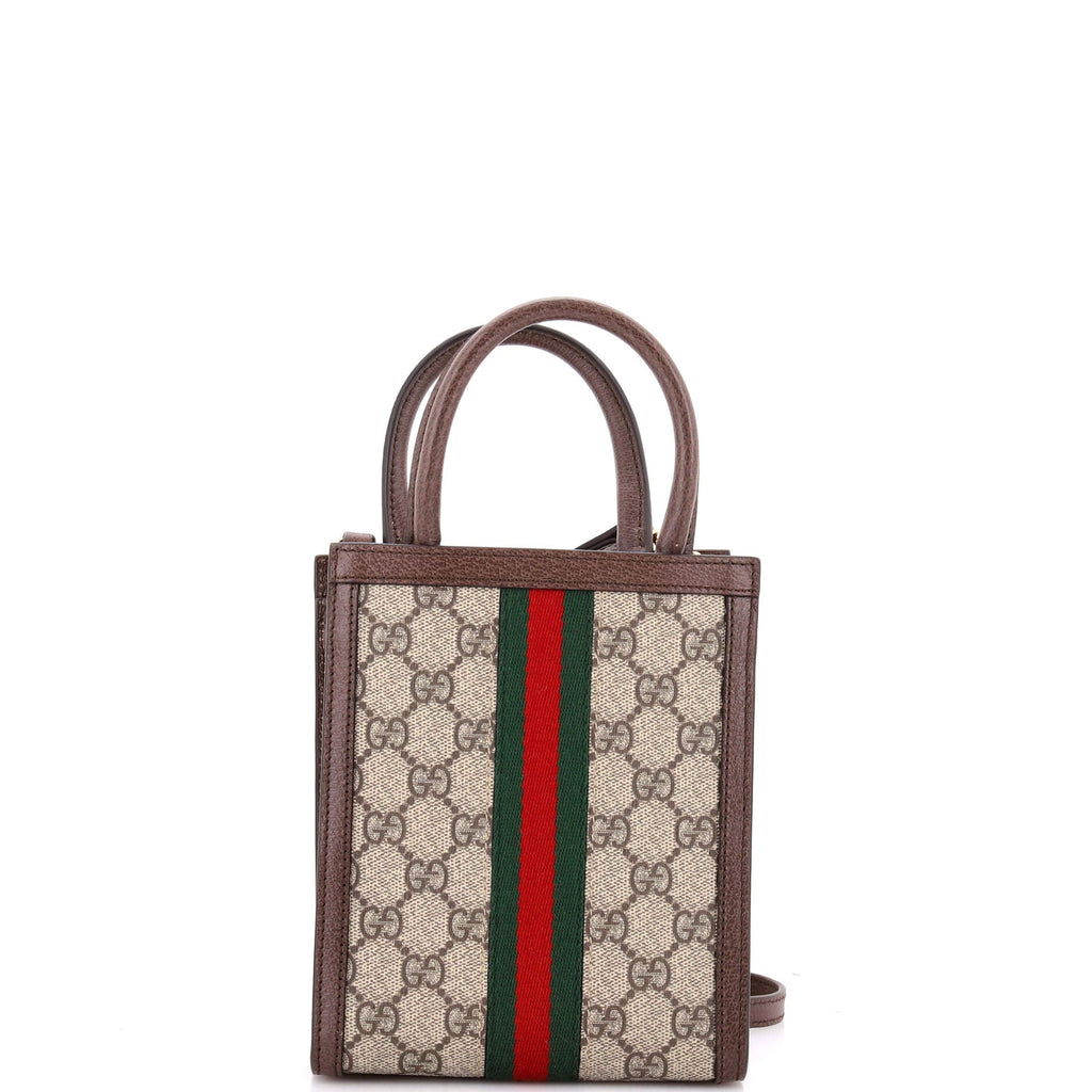 Ophidia Convertible Tote GG Coated Canvas Super Mini