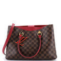 LV Riverside Handbag Damier with Leather