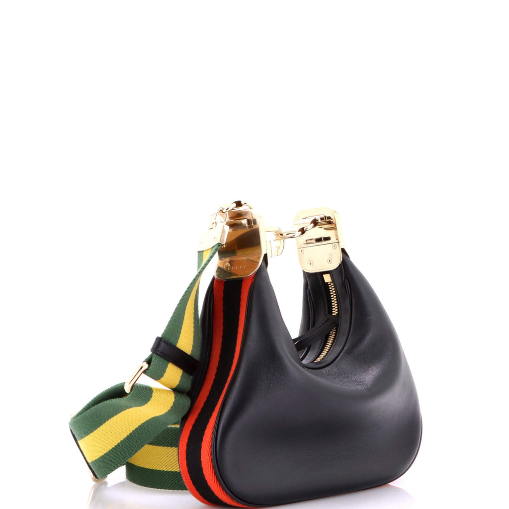 Attache Shoulder Bag Leather Small