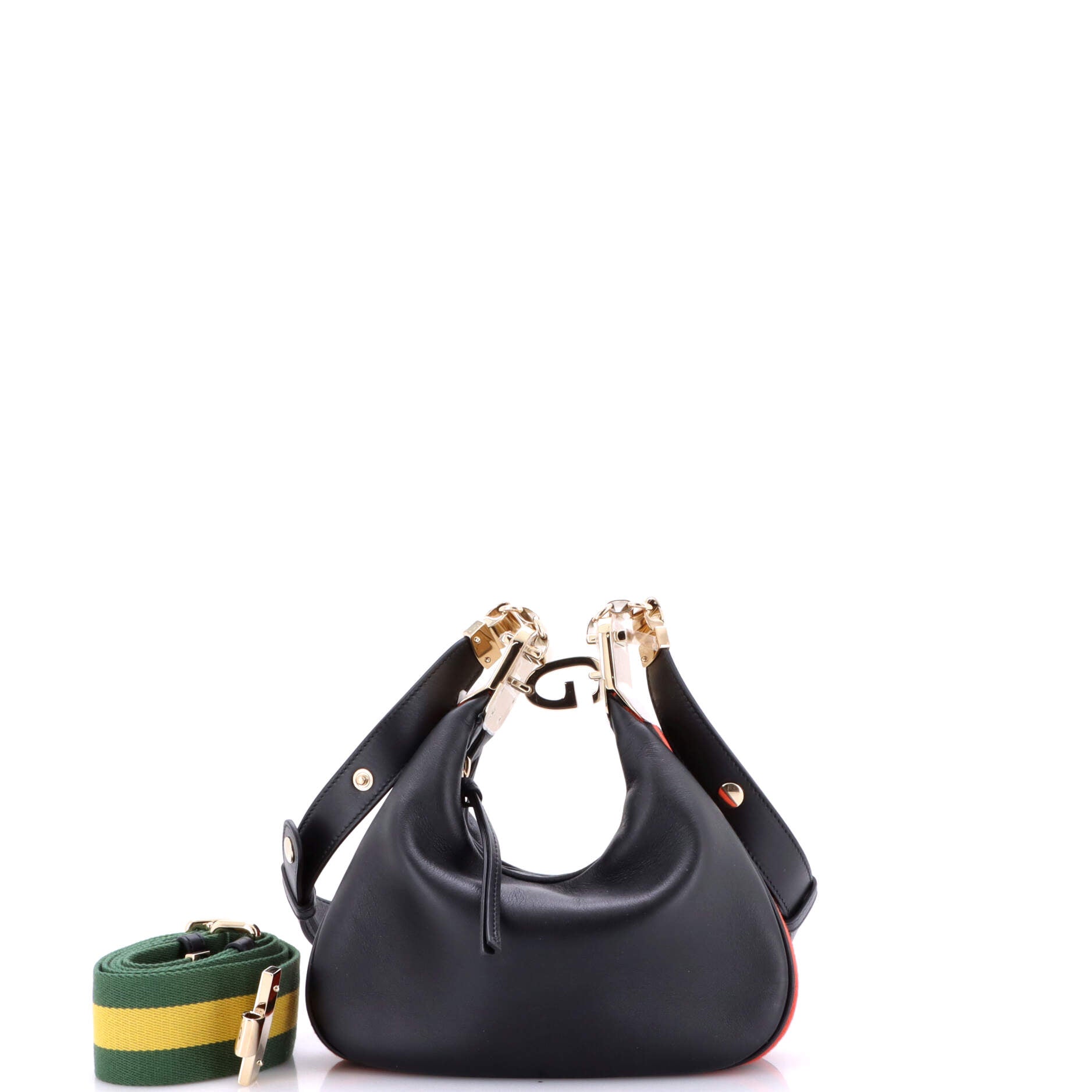 Attache Shoulder Bag Leather Small