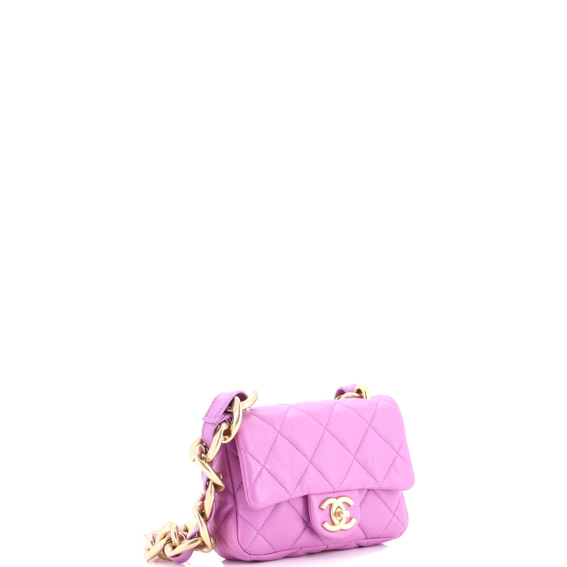 Funky Town Flap Bag Quilted Lambskin Mini