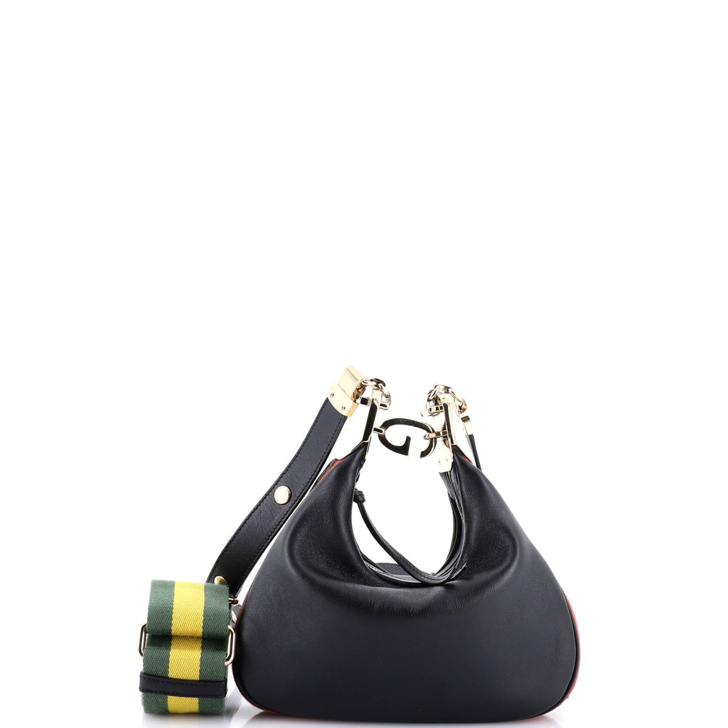 Attache Shoulder Bag Leather Small