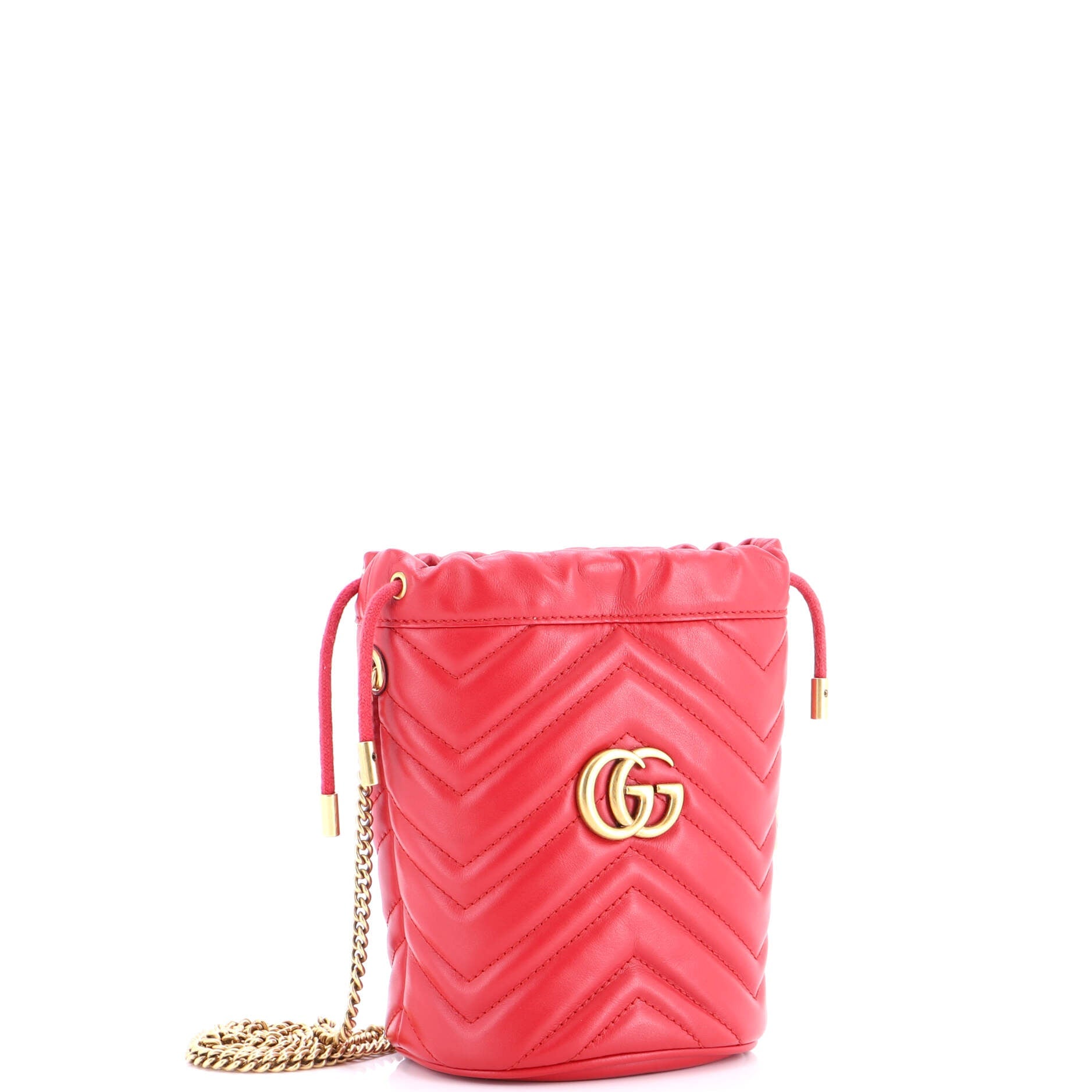 GG Marmont Bucket Bag Matelasse Leather Mini