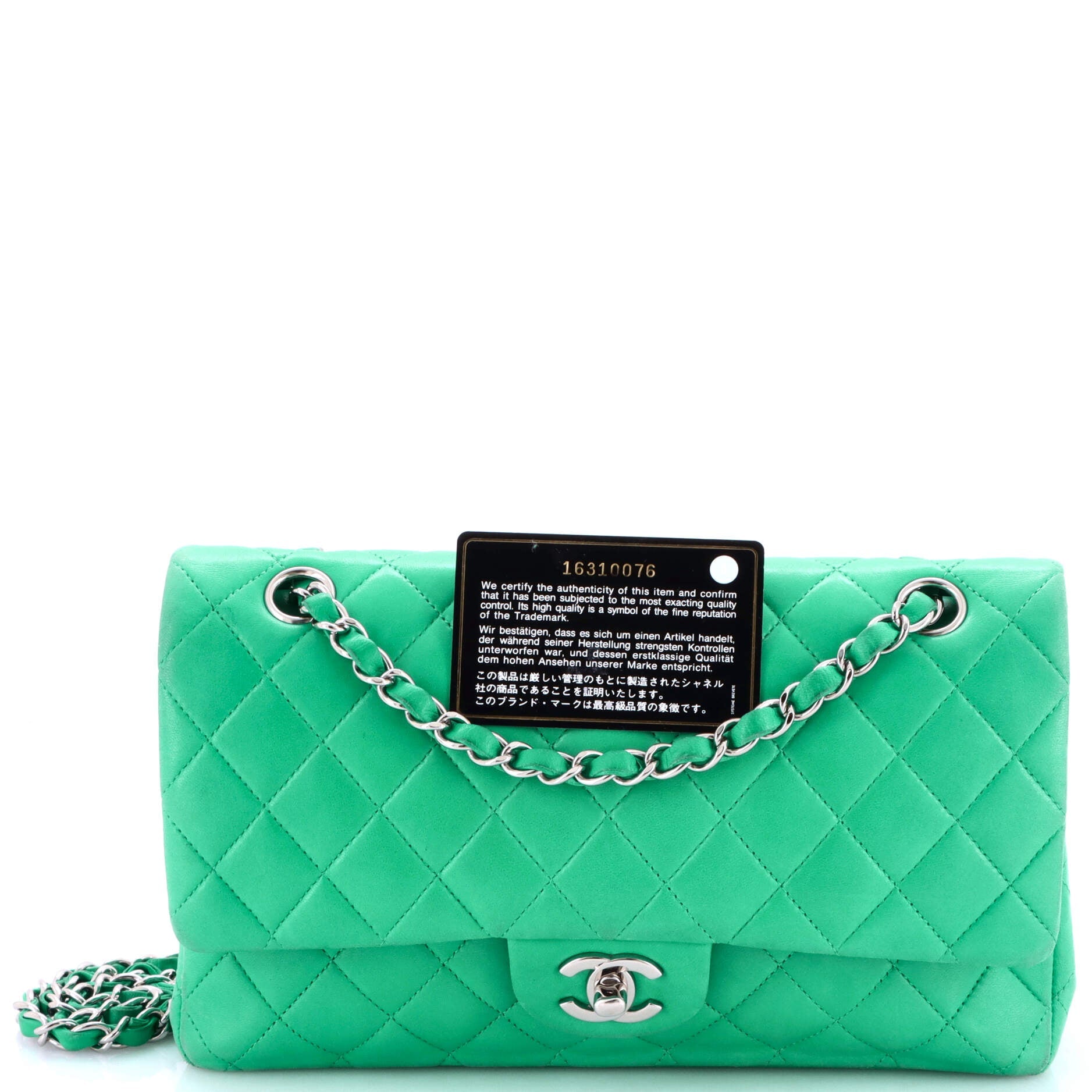Classic Double Flap Bag Quilted Lambskin Medium