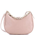 Emblem Half Moon Shoulder Bag GG Embossed Leather Large